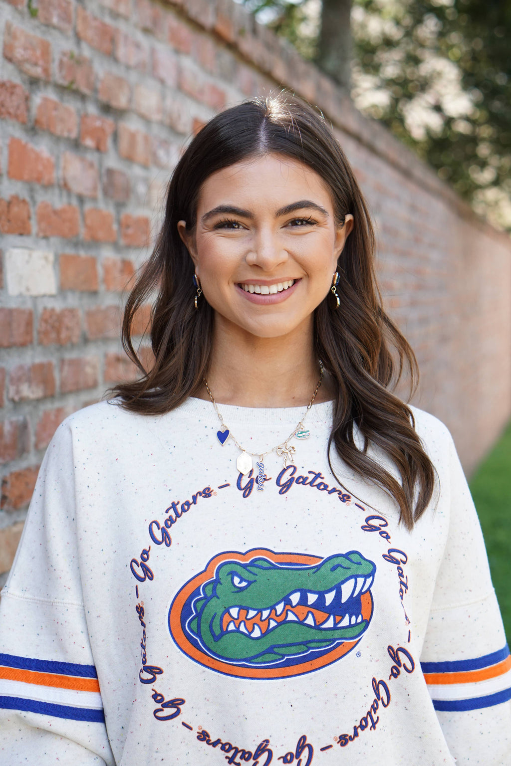 Florida Gators Paper Clip Charm Collector Necklace