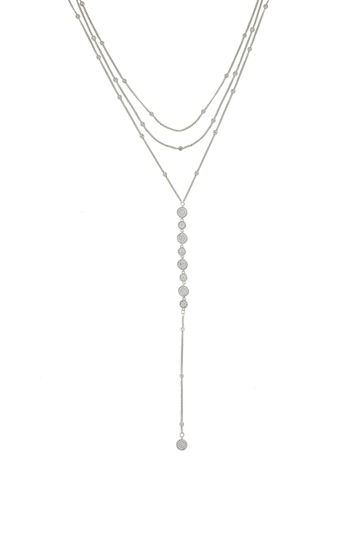 Bali Dreams Crystal Lariat Necklace