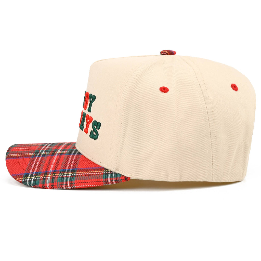 C.C HOWDY HOLIDAYS Letter Embroidered Trucker Cap