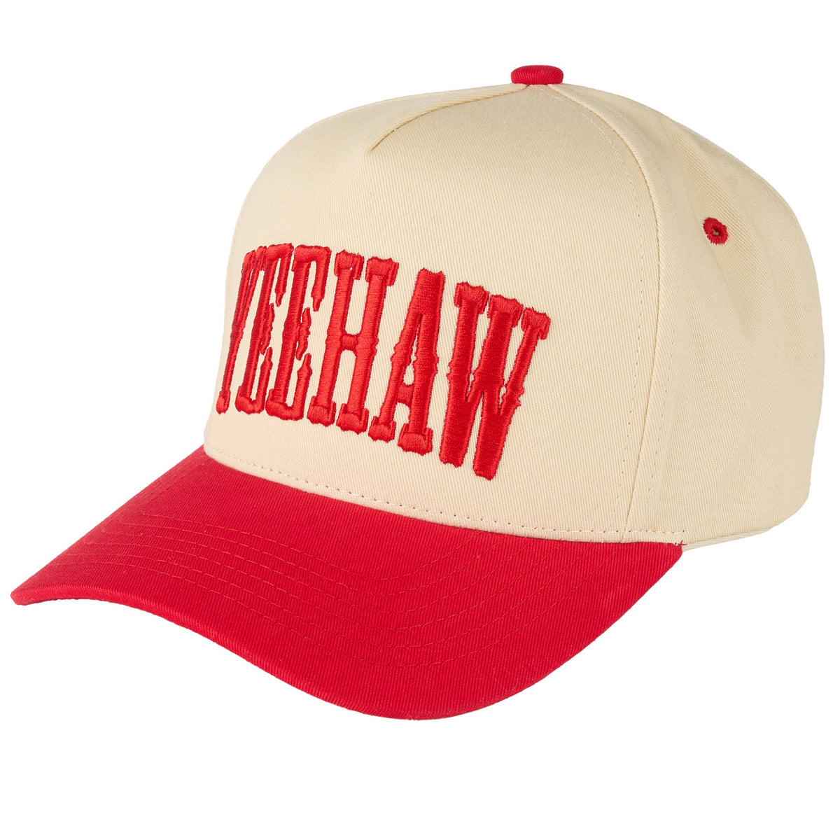C.C YEEHAW Embroidery Two Tone Cotton Trucker Cap