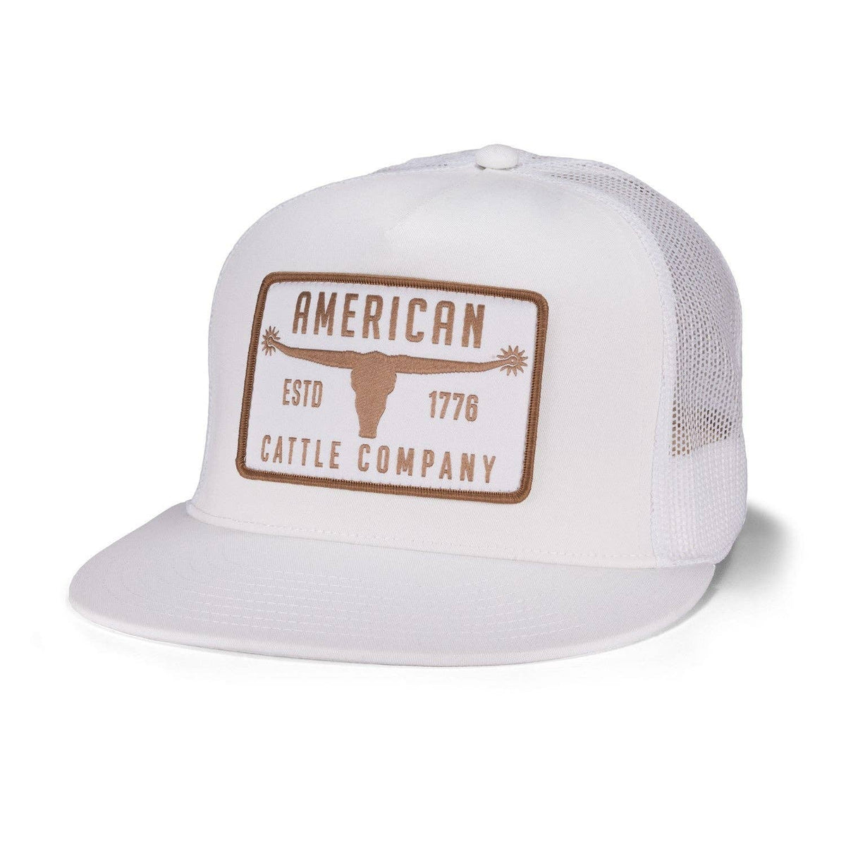 Bull Spurs Hat-Flat