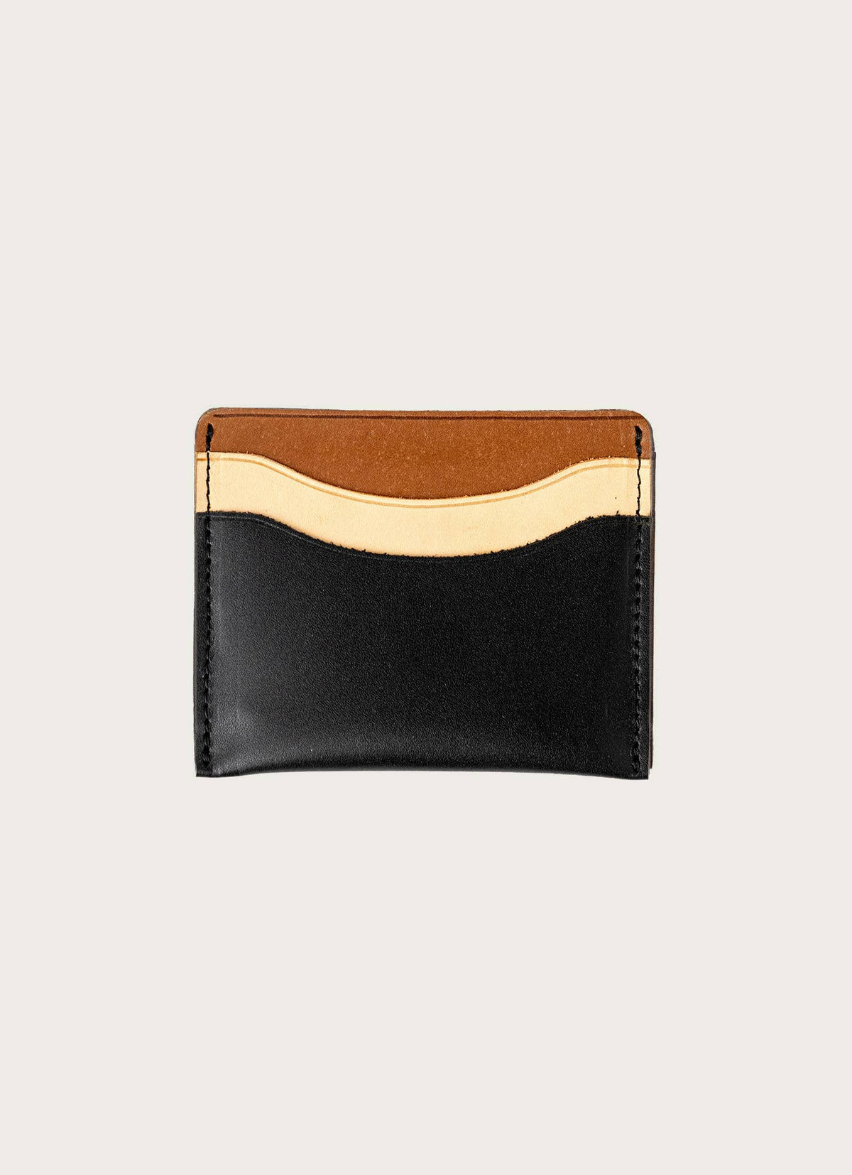 Full-Grain Leather Card Wallet – Slim Minimalist