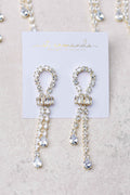 Thoroughbred Diamond Drop Holiday Statement Earrings