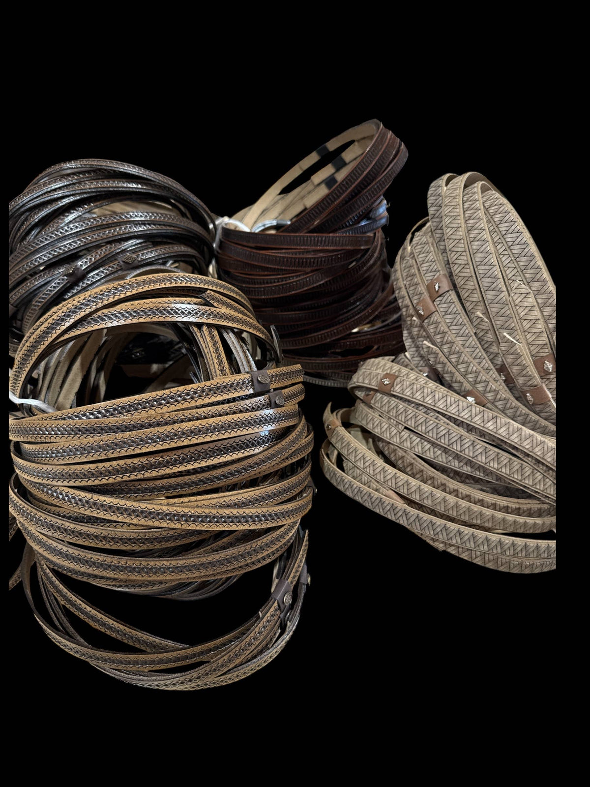 Western Faux Leather Bands