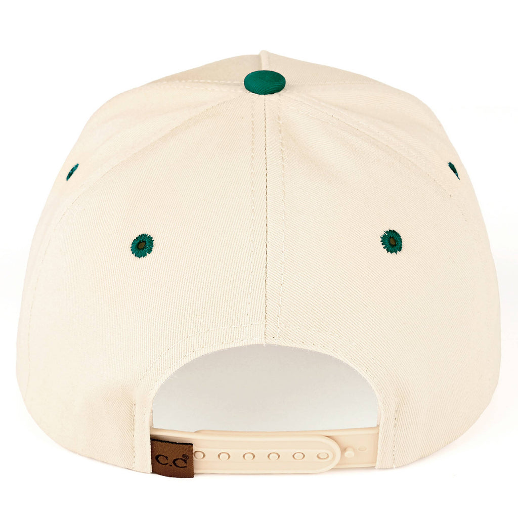 C.C YEEHAW Embroidery Two Tone Cotton Trucker Cap