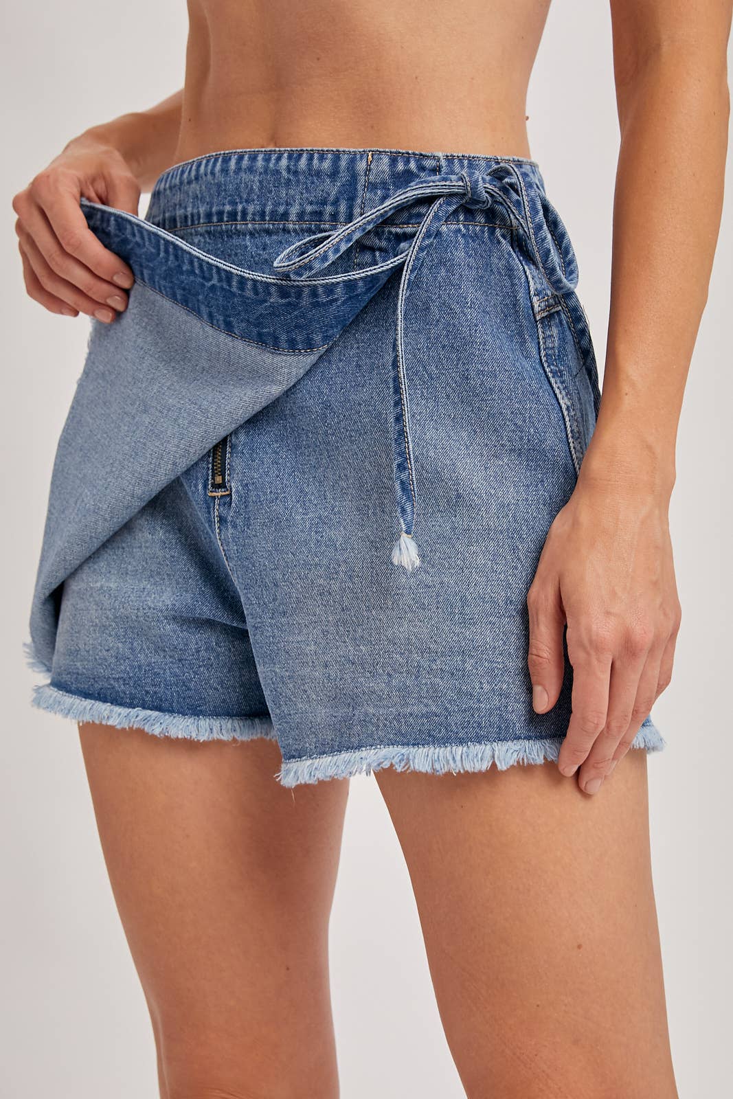 Western Denim Skort
