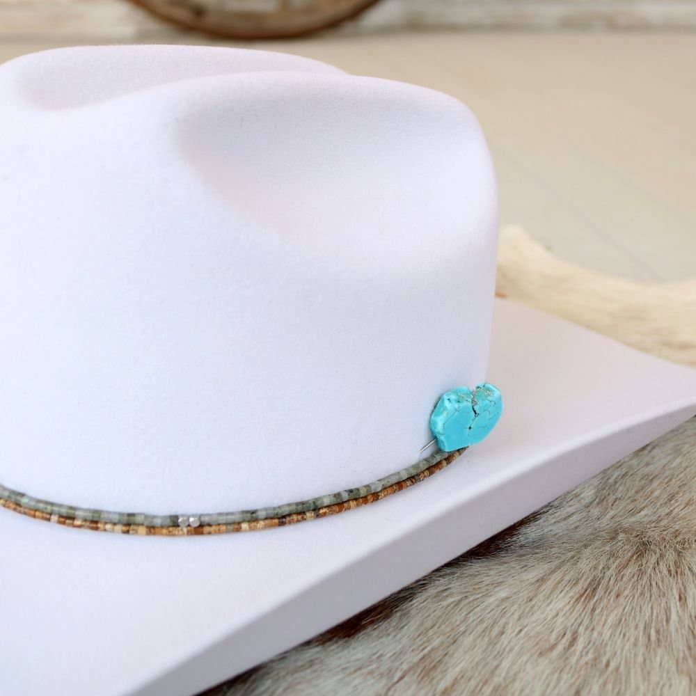 Turquoise Stone Hat Pin