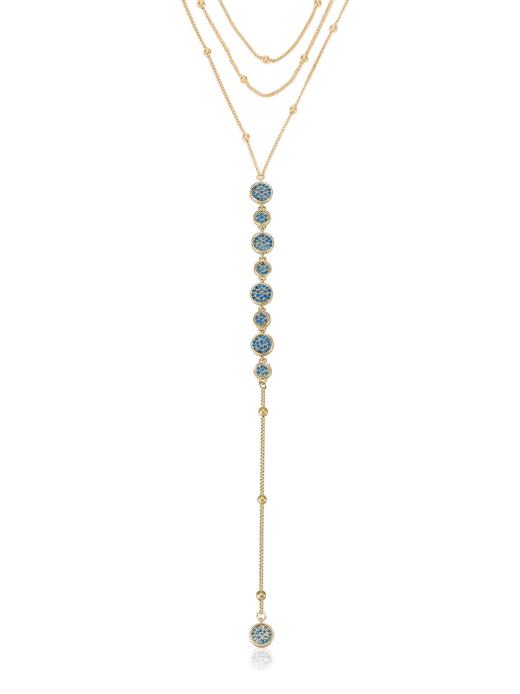 Bali Dreams Crystal Lariat Necklace
