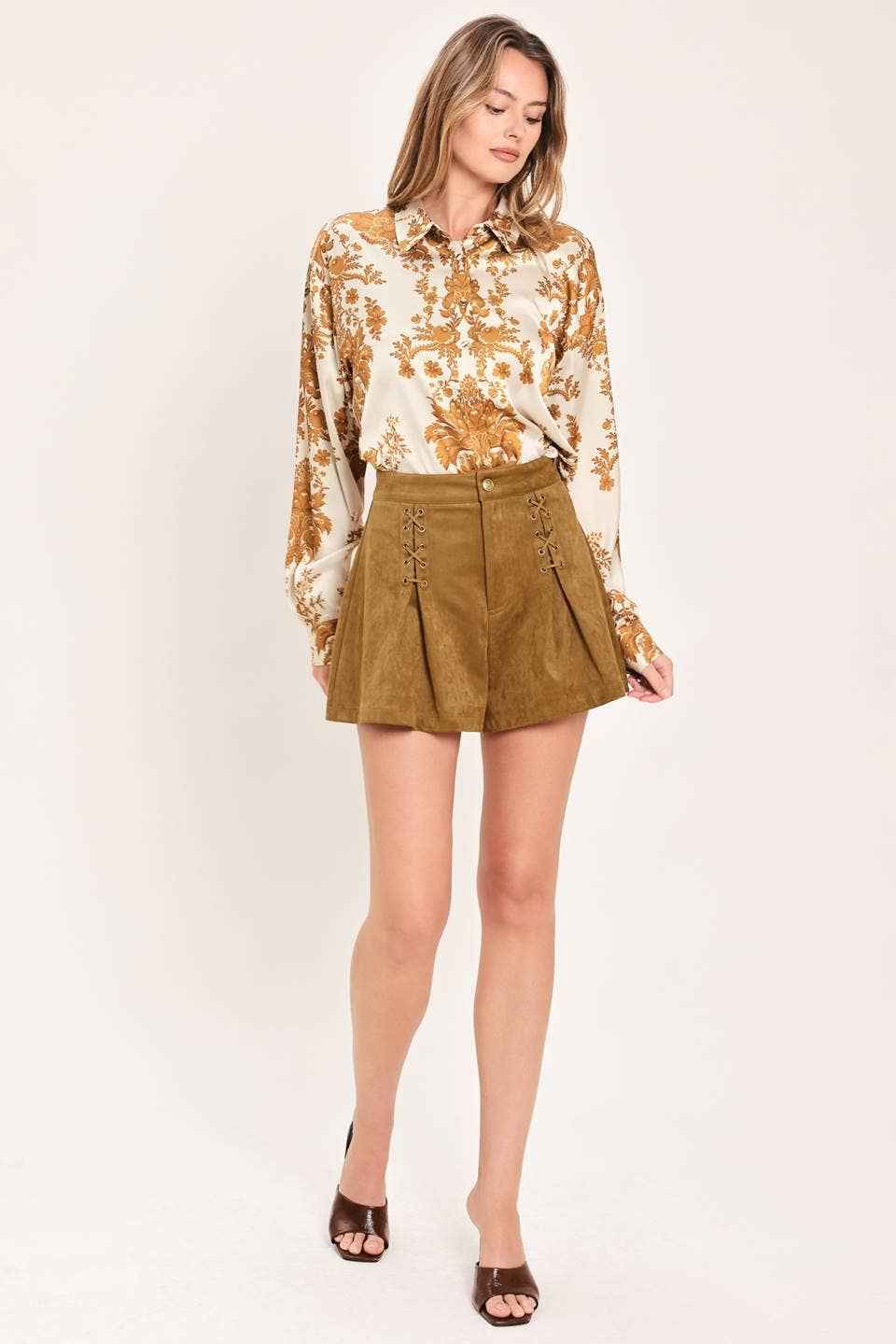 Cowgirl Suede Skort