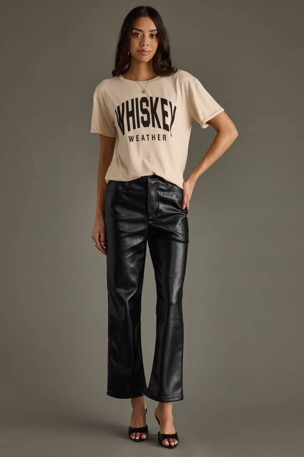 Tan Whiskey Weather Tee