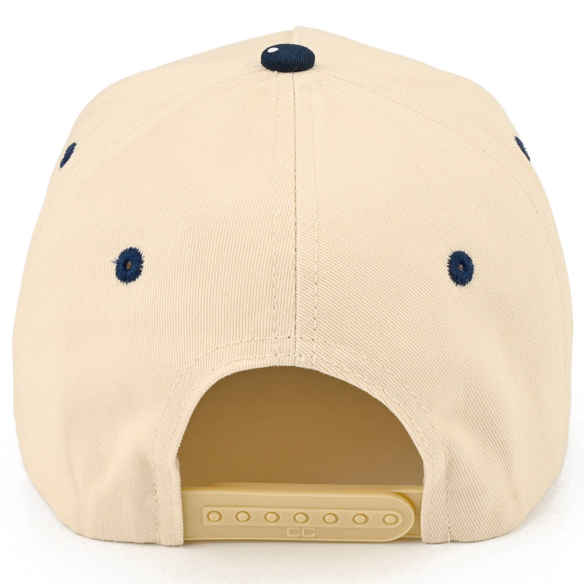 C.C OH SHIP Letter Embroidered Two Tone Trucker Hat