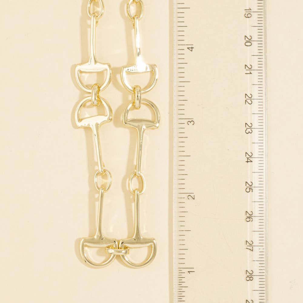 Horsebit Link Chain Necklace