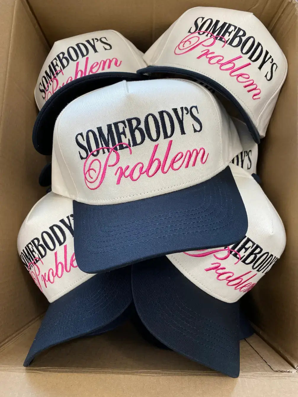 Somebody's Problem Embroidered Hat