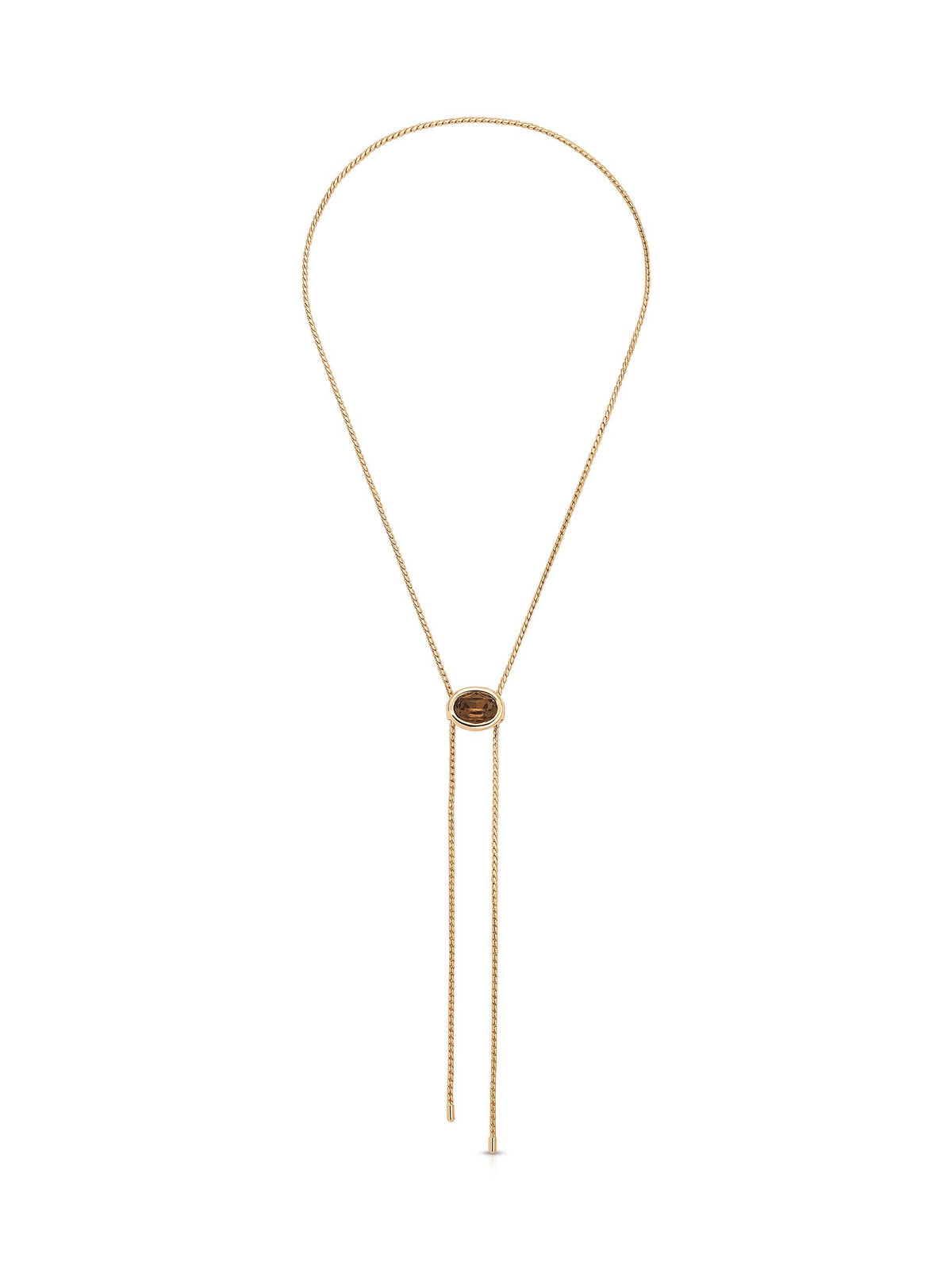 Bezel Bolo Necklace