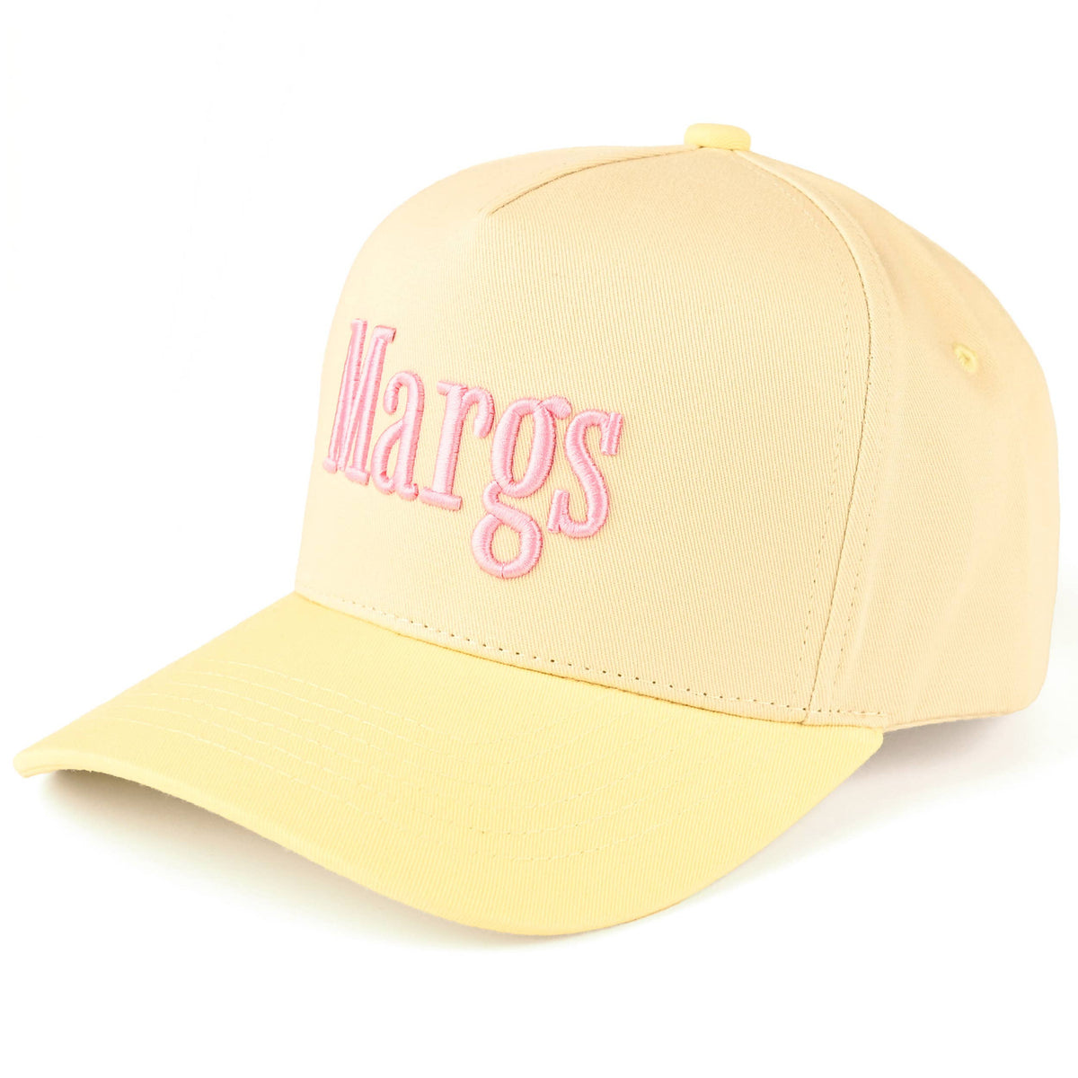 C.C MARGS Lettering Two Tone Trucker Baseball Snap Back Cap