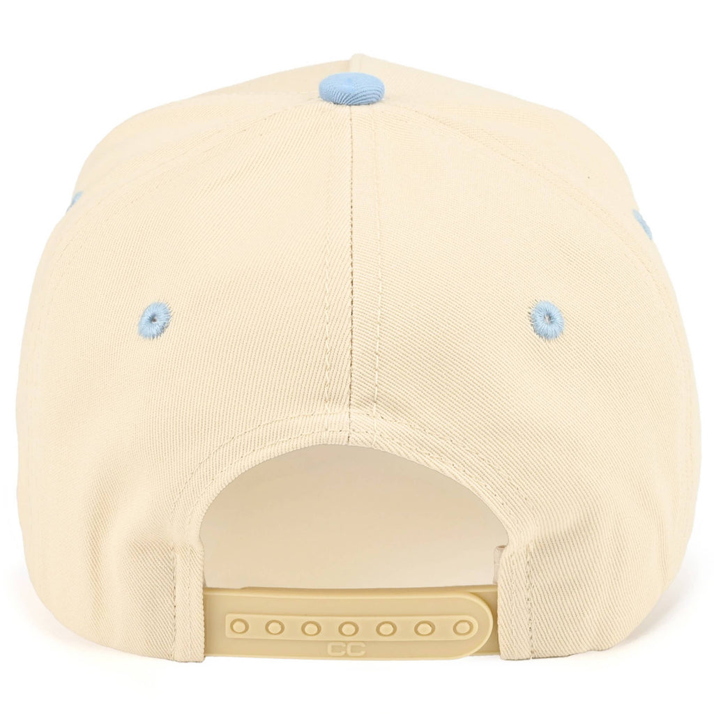 C.C OH SHIP Letter Embroidered Two Tone Trucker Hat