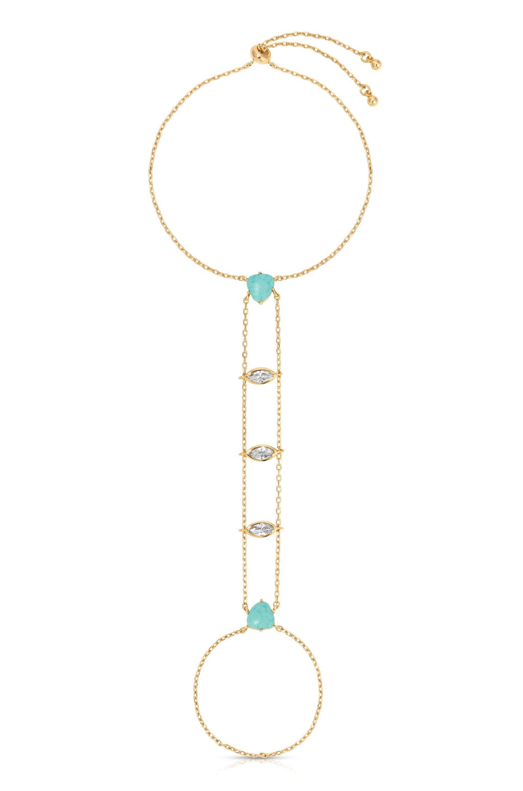 Turquoise Solstice Hand Chain