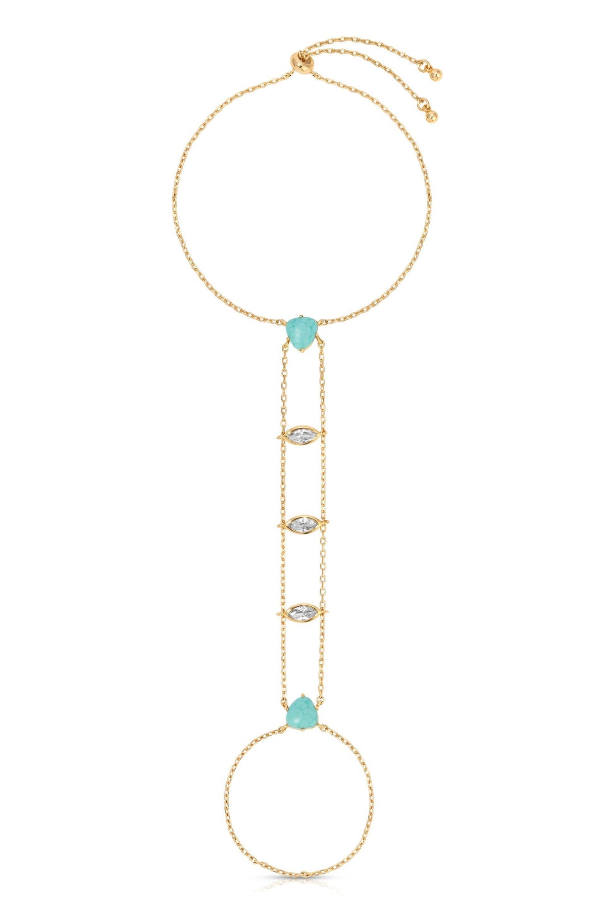 Turquoise Solstice Hand Chain