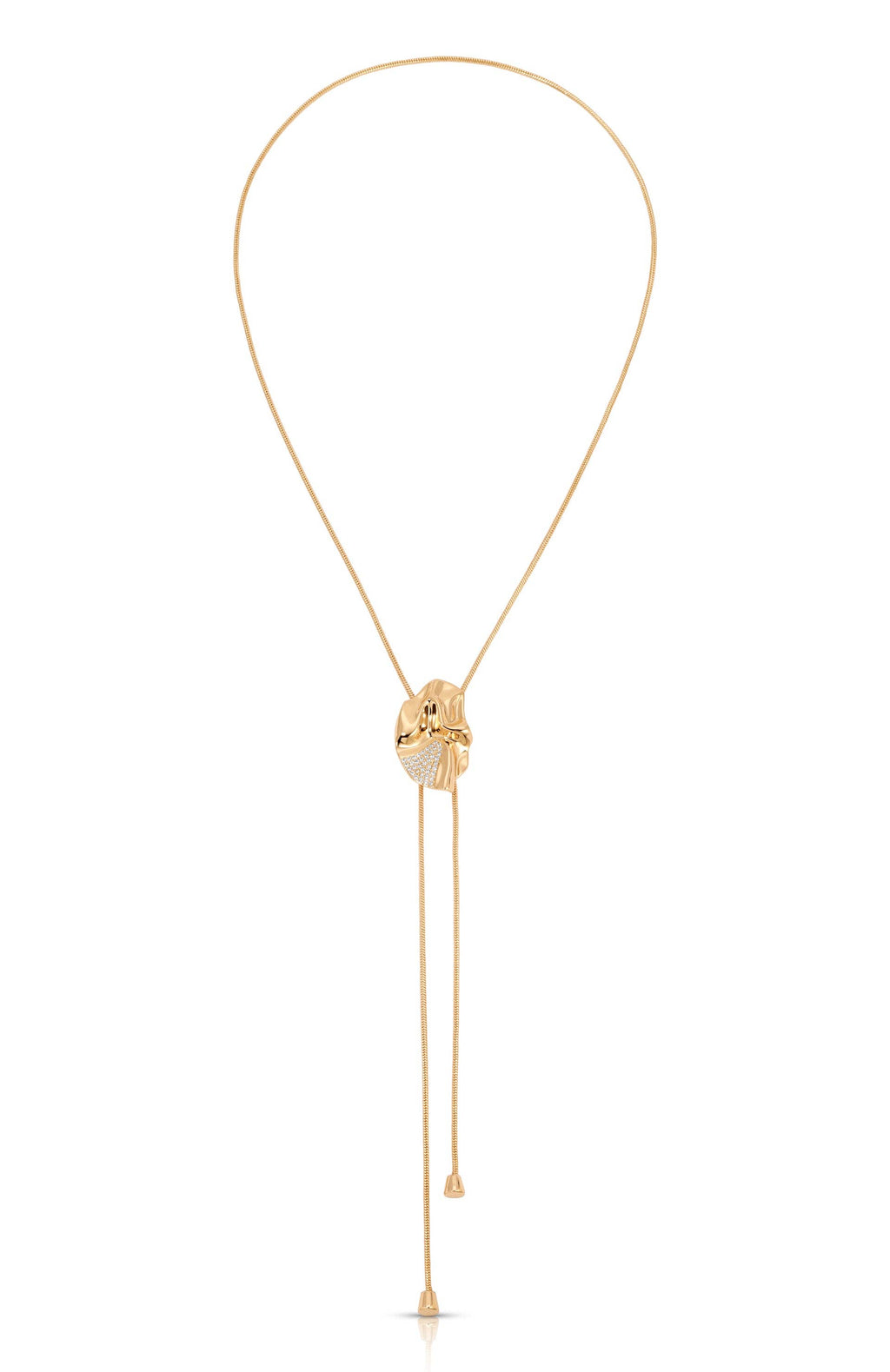 Molten Shine Bolo Necklace