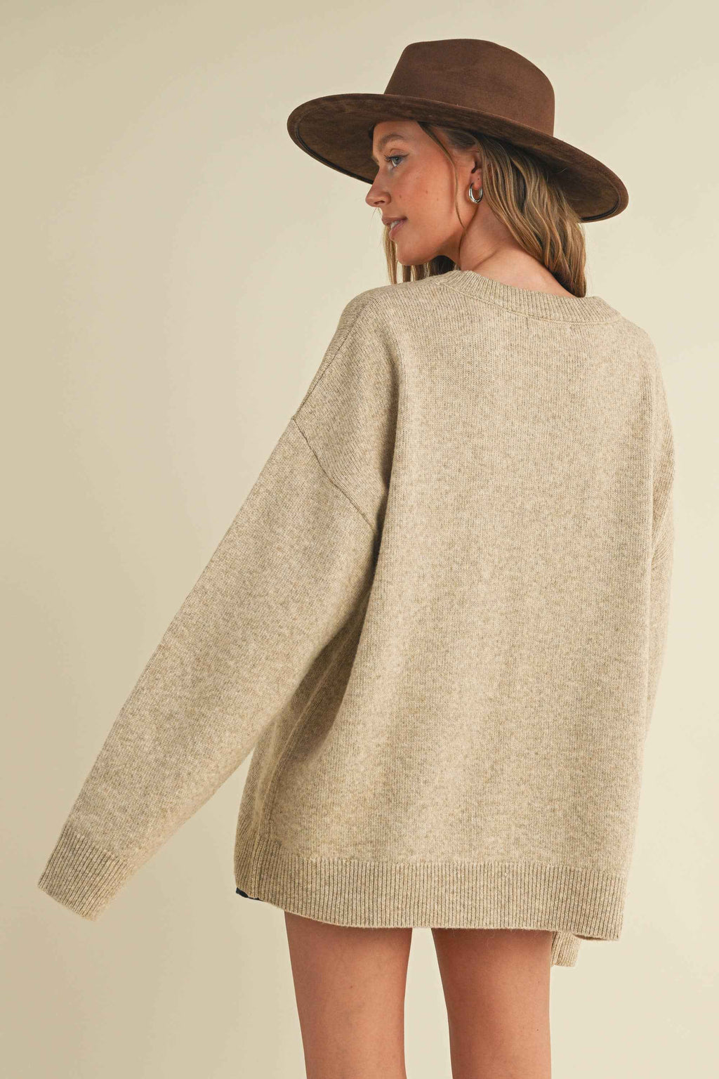 WESTERN COWBOY BOOT AND HAT SWEATER