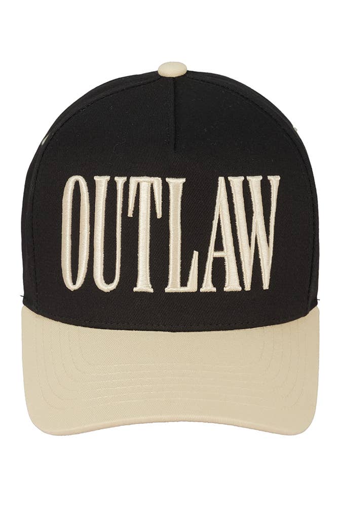 C.C OUTLAW Embroidered Tow Tone Trucker Cap