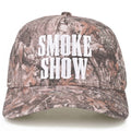 C.C SMOKE SHOW Letter on Two Tone Trucker Hat