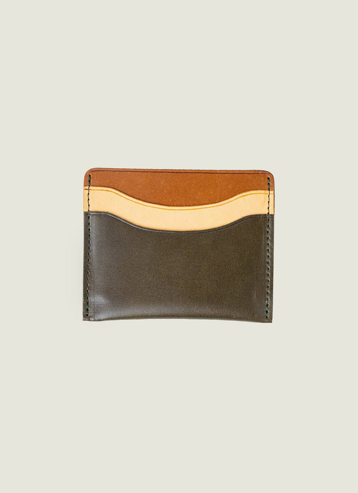 Full-Grain Leather Card Wallet – Slim Minimalist