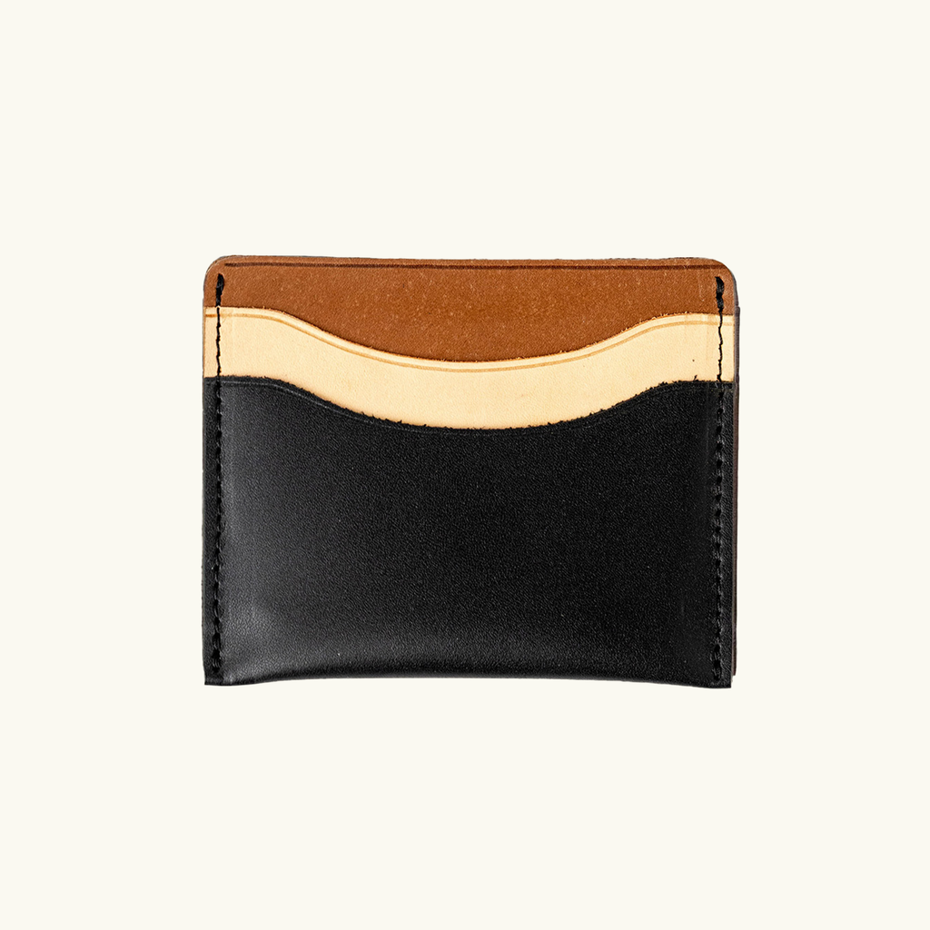 Full-Grain Leather Card Wallet – Slim Minimalist