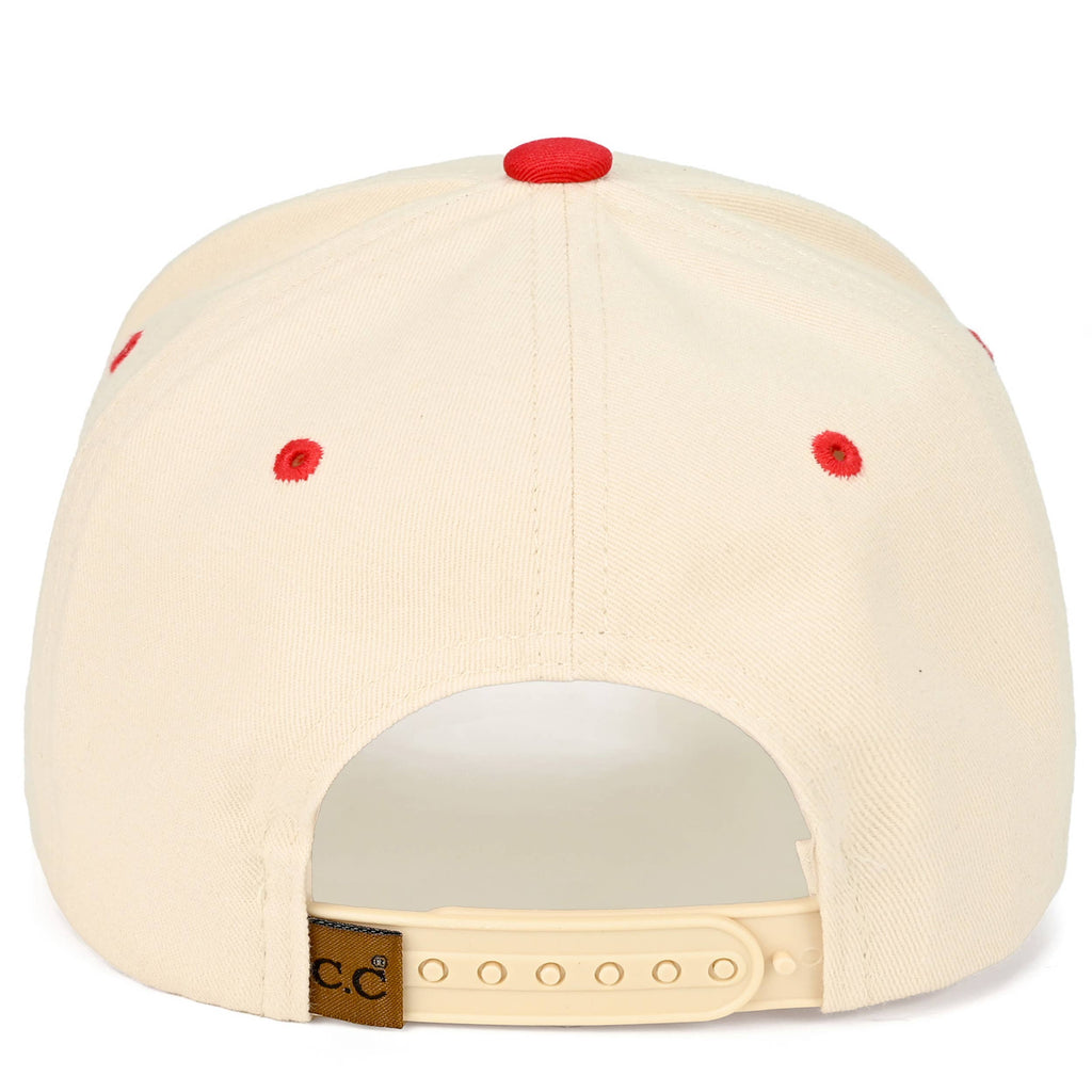 C.C Y'ALL NEED JESUS Embroidered Letter Two Tone Trucker Hat