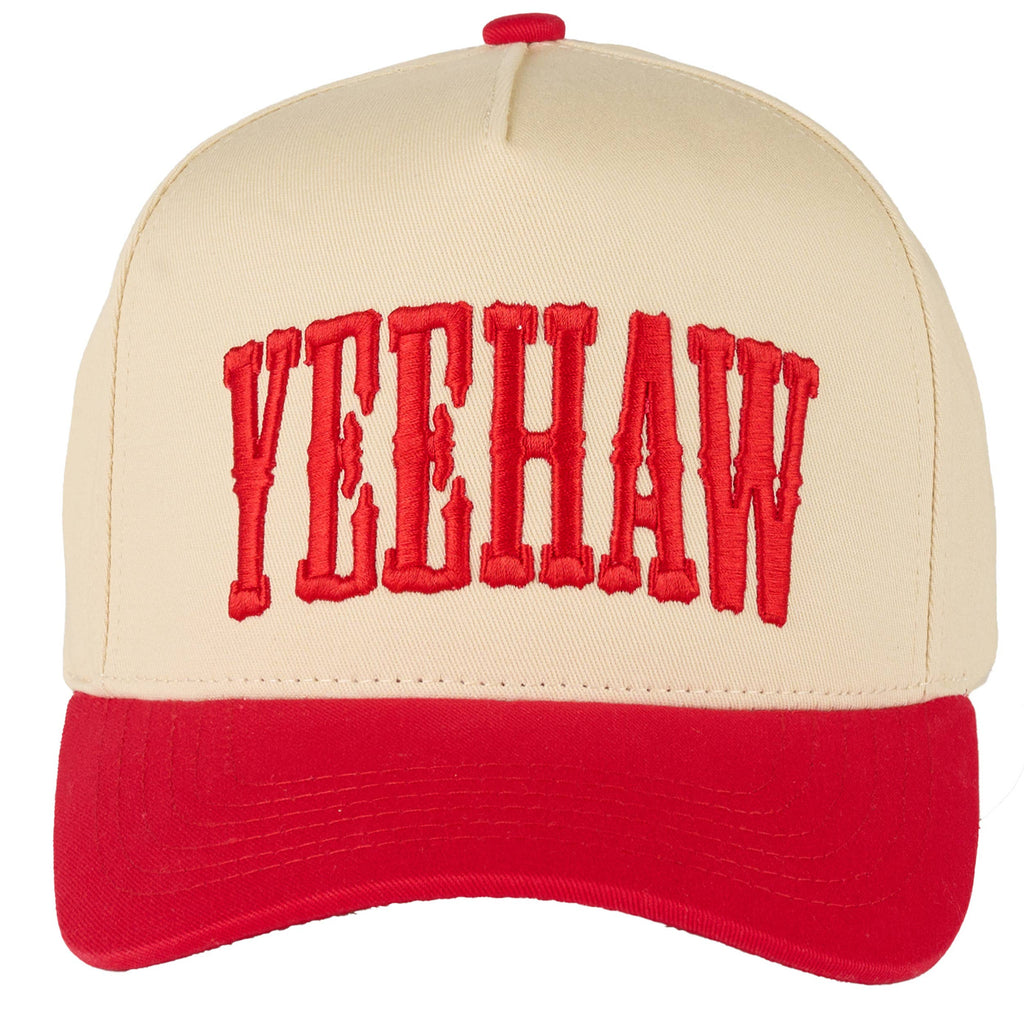 C.C YEEHAW Embroidery Two Tone Cotton Trucker Cap