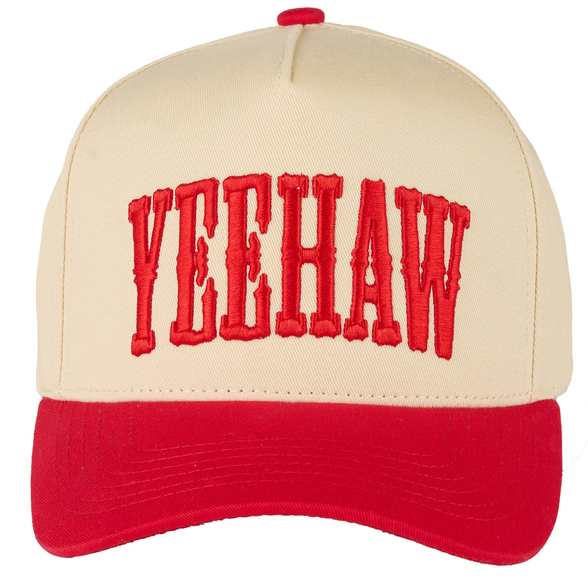 C.C YEEHAW Embroidery Two Tone Cotton Trucker Cap
