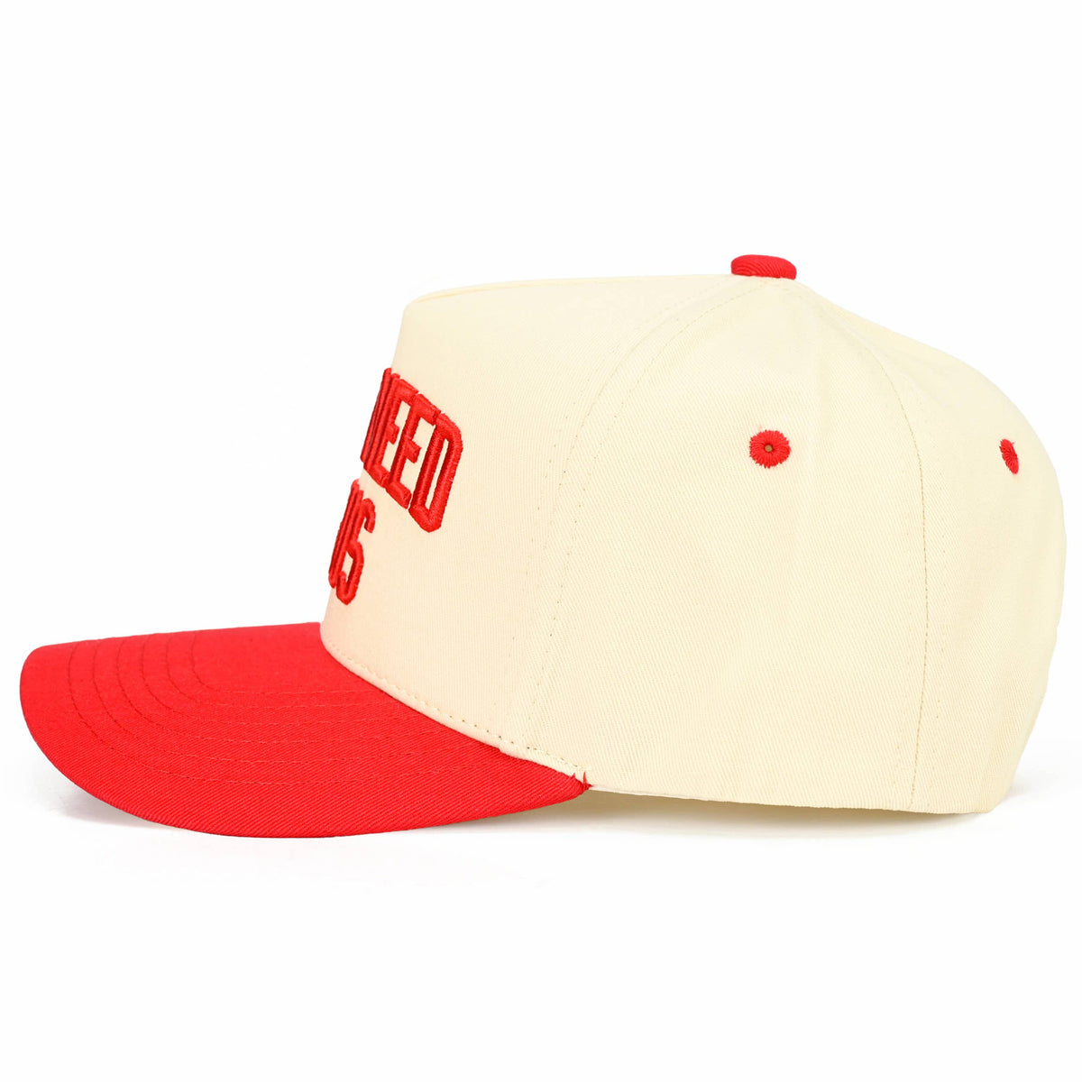 C.C Y'ALL NEED JESUS Embroidered Letter Two Tone Trucker Hat
