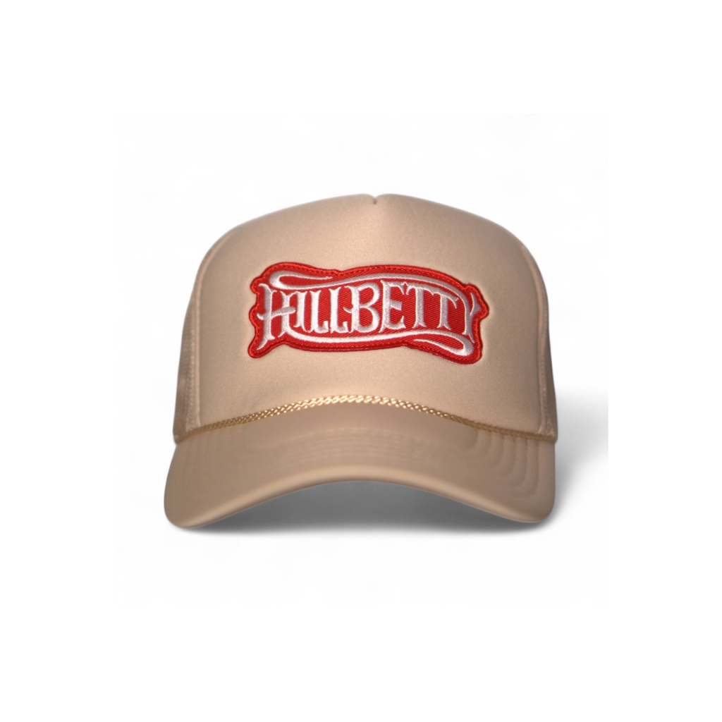 Hillbetty Patch Trucker Hat - Tan