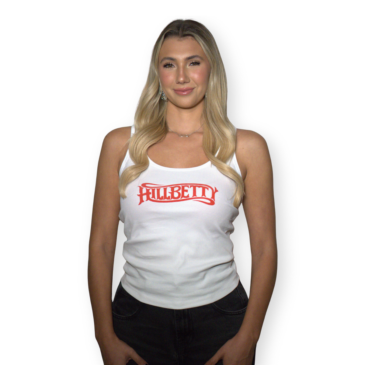 Hillbetty White Tank Top