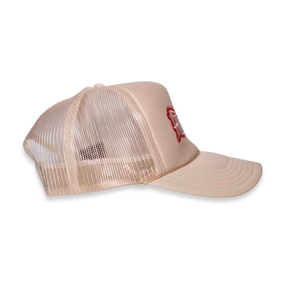 Hillbetty Patch Trucker Hat - Tan
