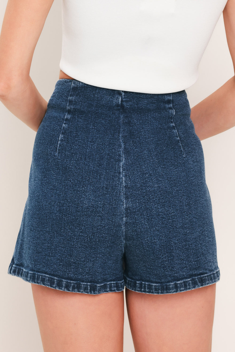 Street Tie Denim Skort
