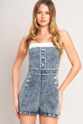 WEEKEND IN DENIM ROMPER