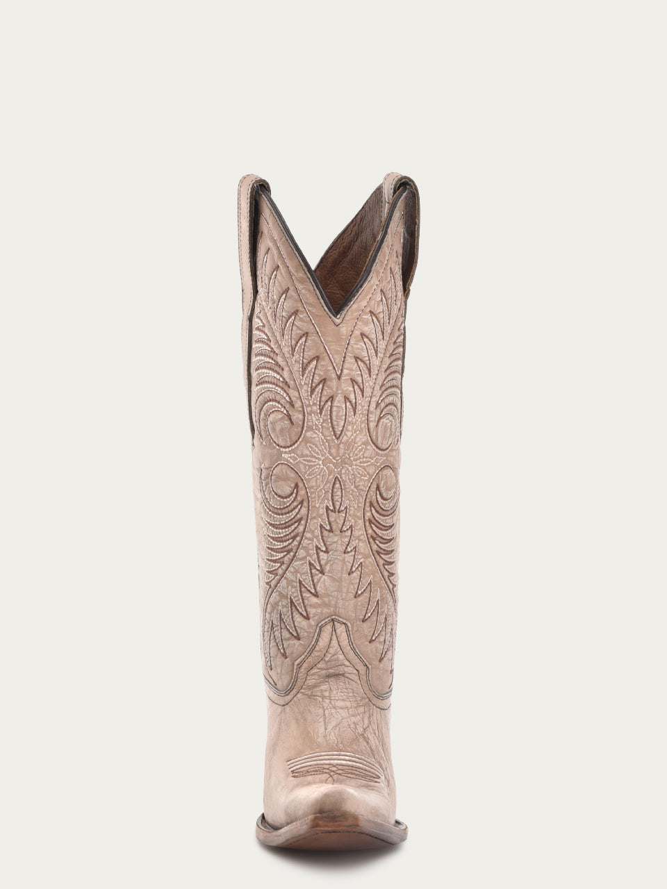 WOMEN'S EMBROIDERY SAND SNIP TOE COWBOY BOOT