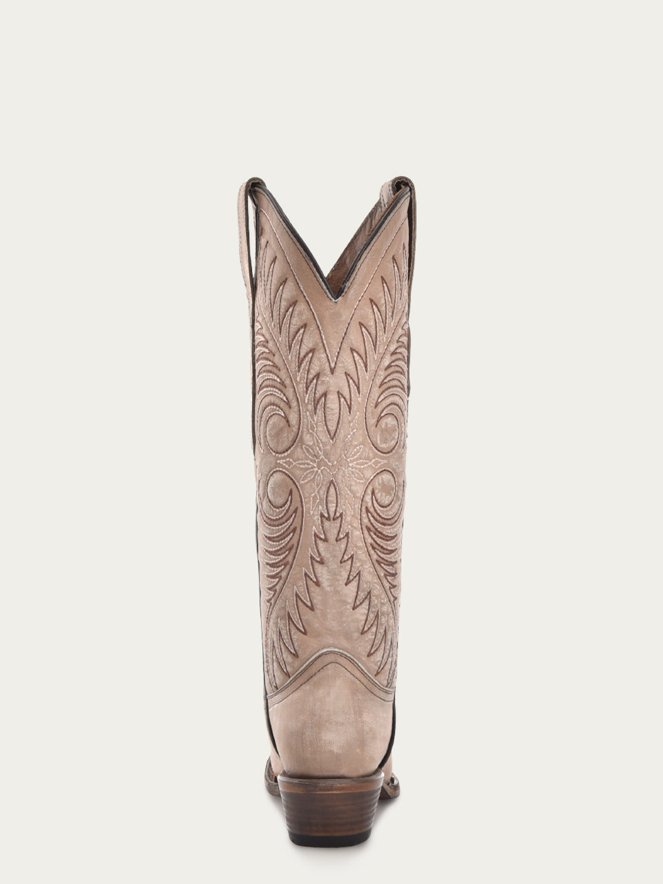 WOMEN'S EMBROIDERY SAND SNIP TOE COWBOY BOOT