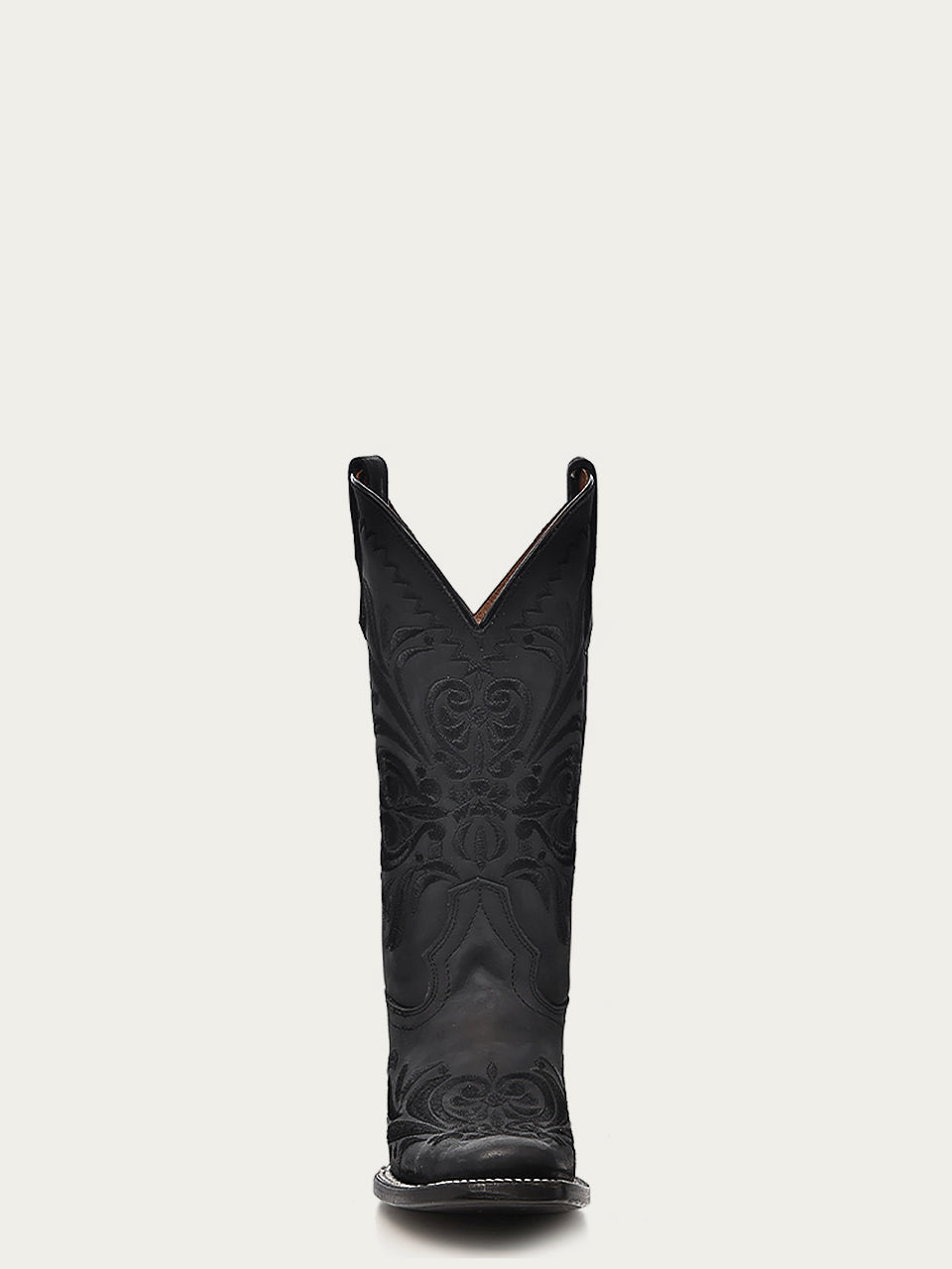 WOMEN’S EMBROIDERY BLACK COWBOY BOOT