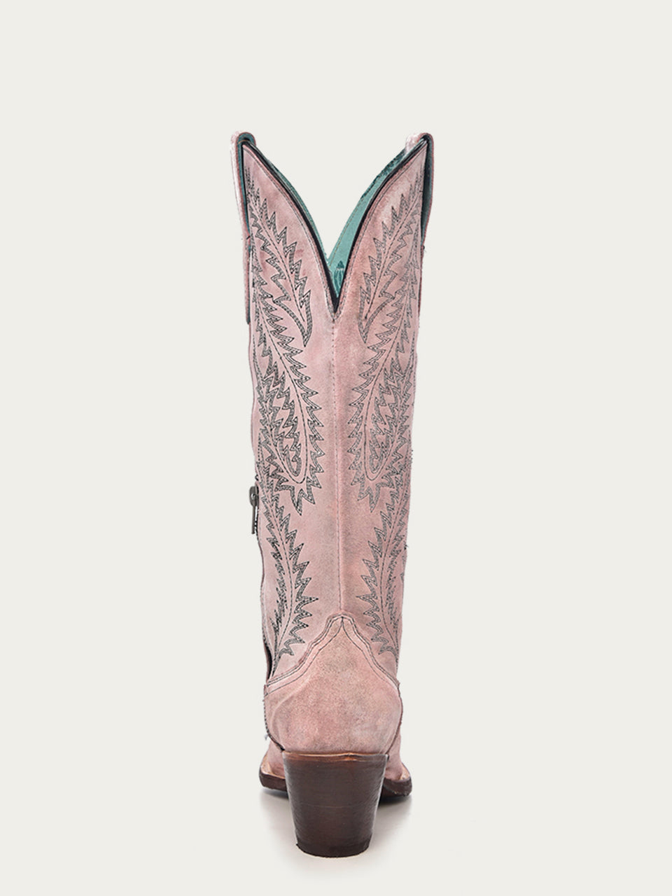WOMEN'S EMBROIDERY ROSE TALL SNIP TOE COWGIRL BOOT