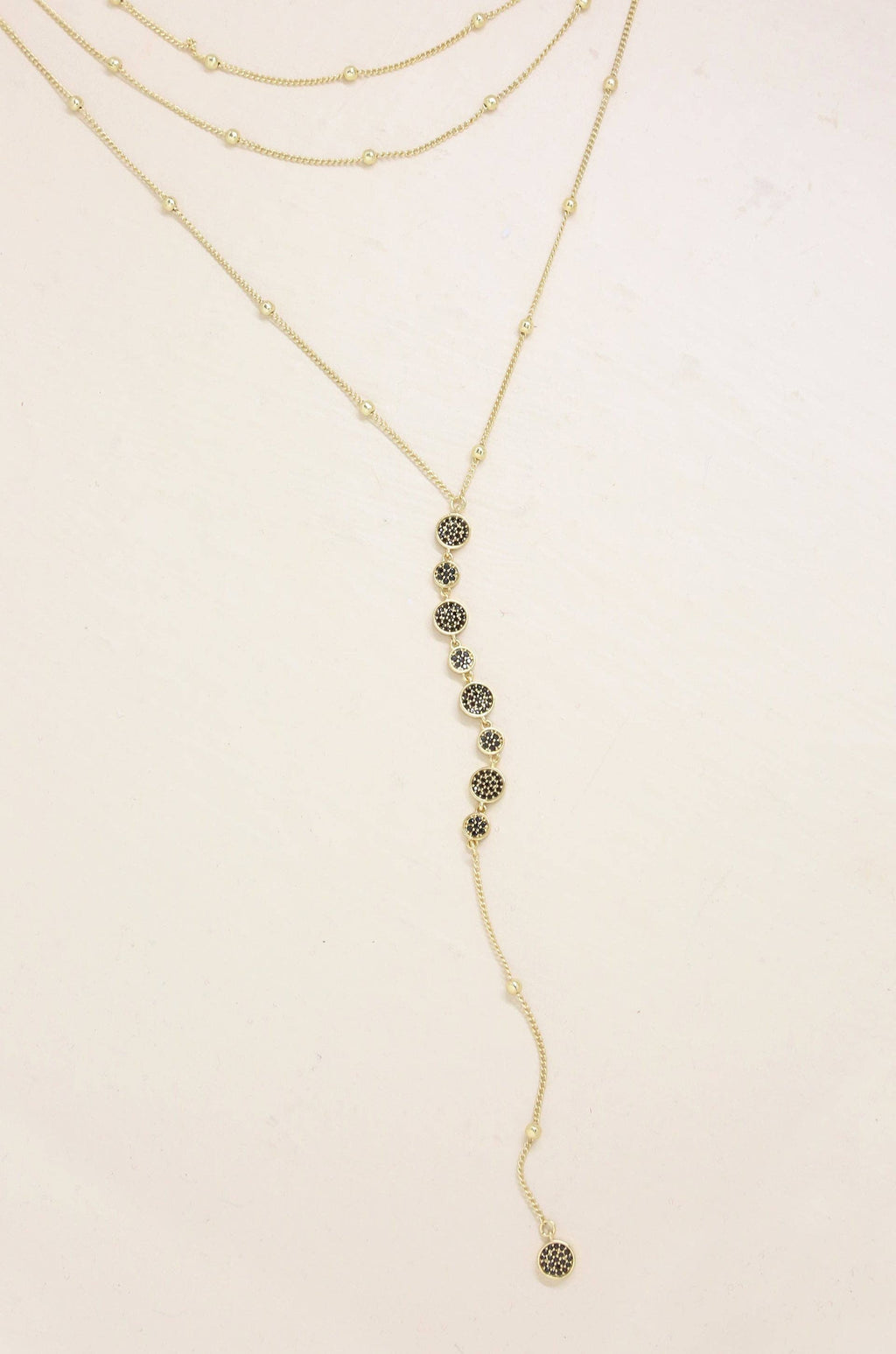Bali Dreams Crystal Lariat Necklace