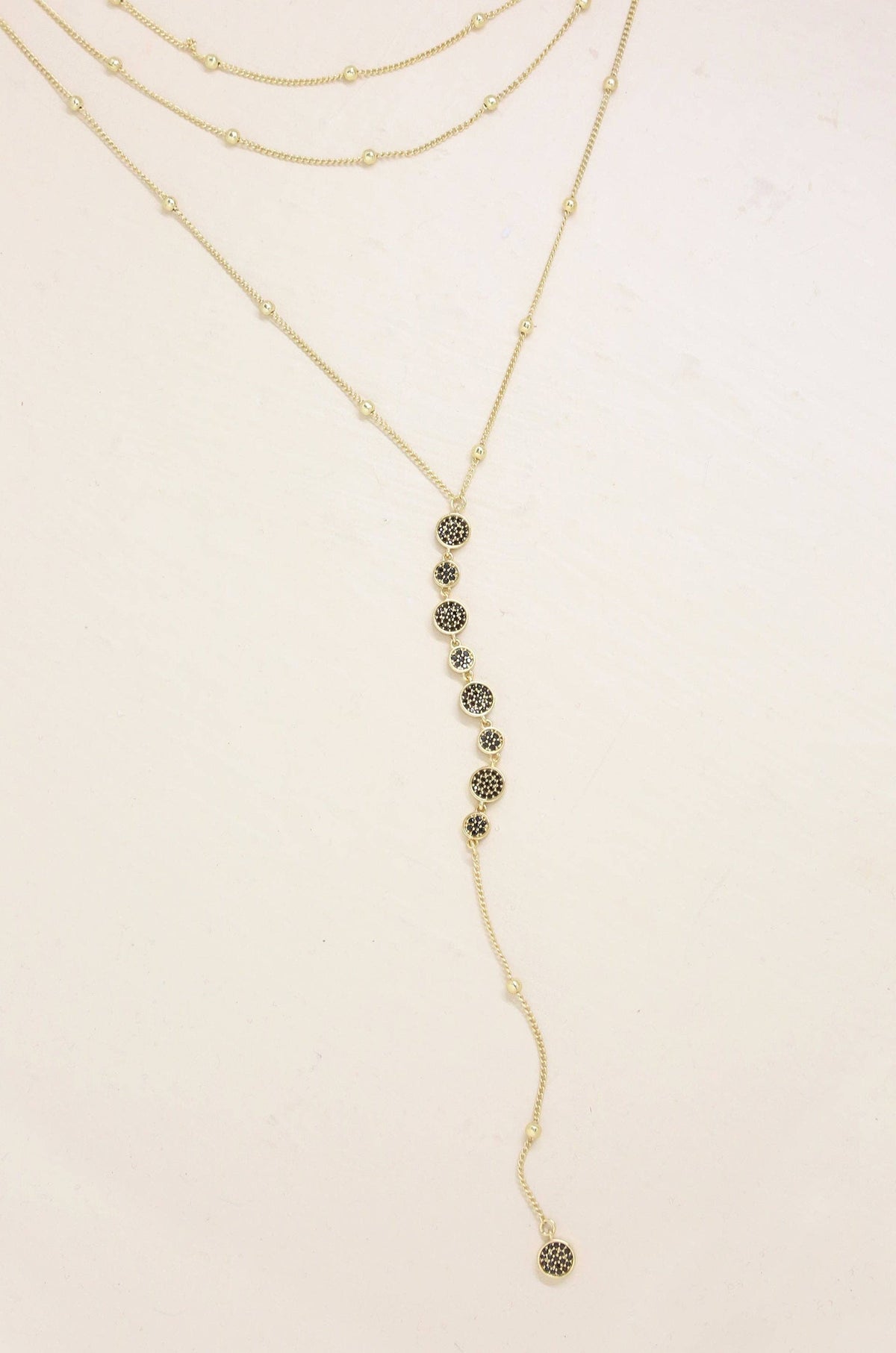 Bali Dreams Crystal Lariat Necklace