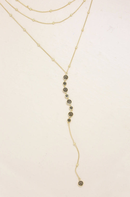 Bali Dreams Crystal Lariat Necklace