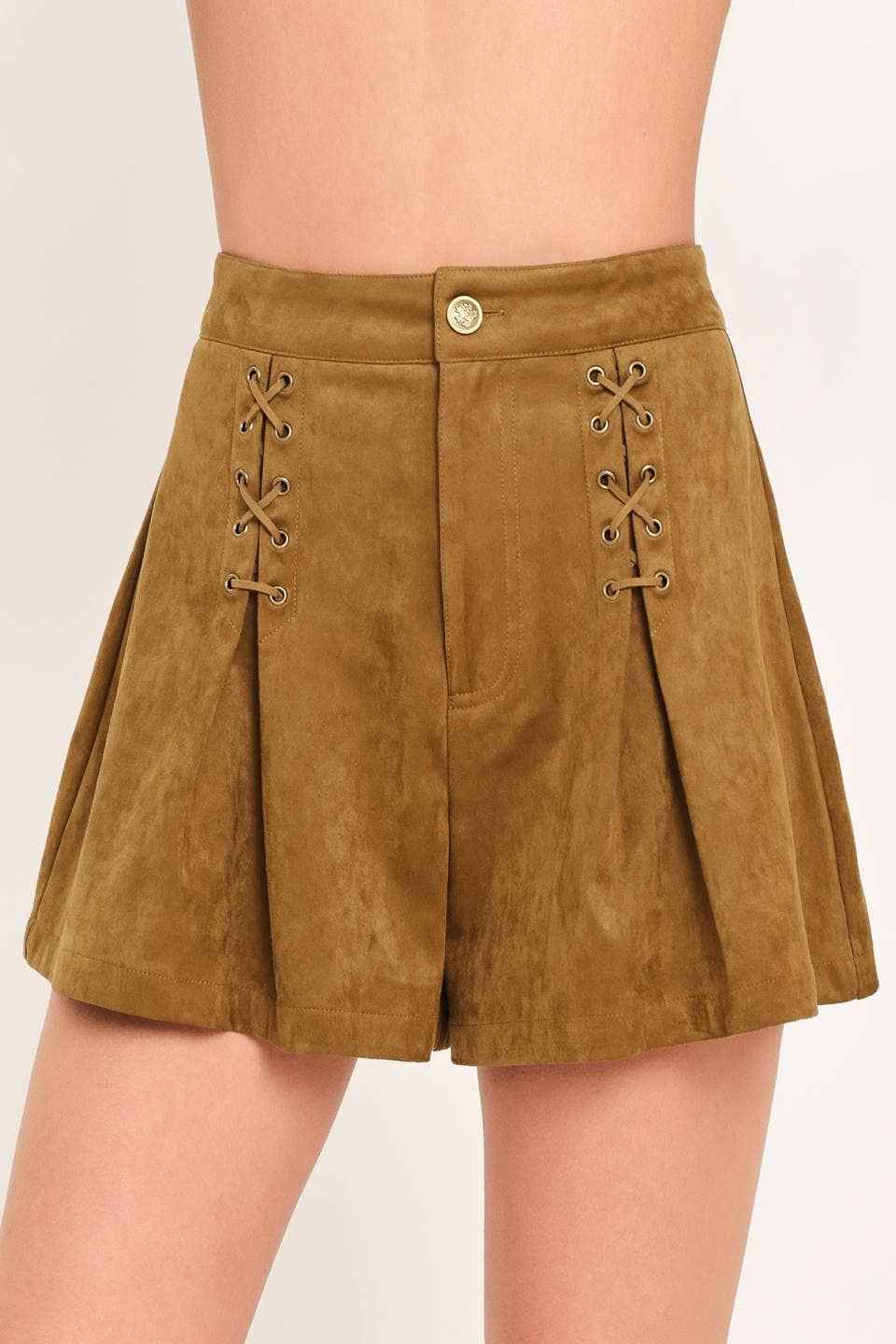 Cowgirl Suede Skort