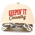 C.C KEEPIN' IT COUNTRY Letter Two Tone Trucker Hat