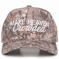 C.C MAKE HEAVEN CROWDED Letter Embroidered Trucker Hat