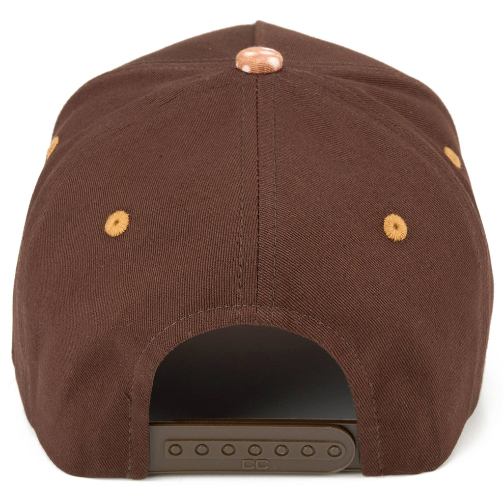 C.C OH DEER Letter Embroidered Two Tone Trucker Hat