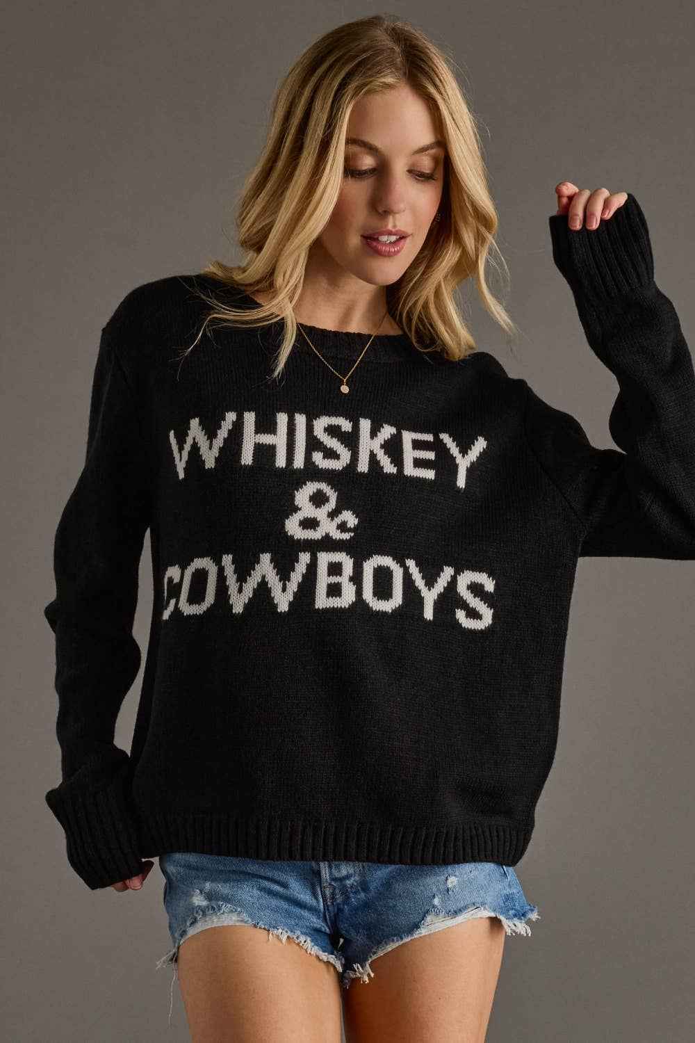 Whiskey & Cowboys Sweater