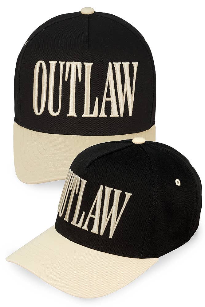 C.C OUTLAW Embroidered Tow Tone Trucker Cap